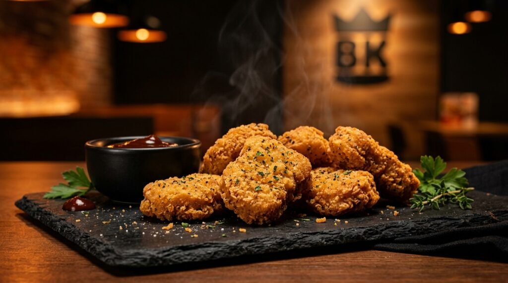 Burger King vegane Nuggets von The Vegetarian Butcher – knusprig mit Petersilienstückchen